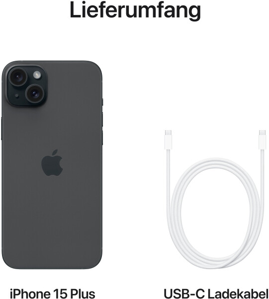 Apple iPhone 15 Plus 512GB Schwarz, Bild 7