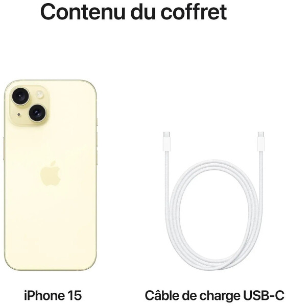 Apple iPhone 15 512GB Gelb, Bild 13