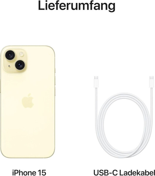 Apple iPhone 15 128GB Gelb, Bild 20