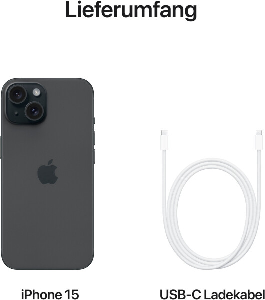 Apple iPhone 15 128GB Schwarz, Bild 9