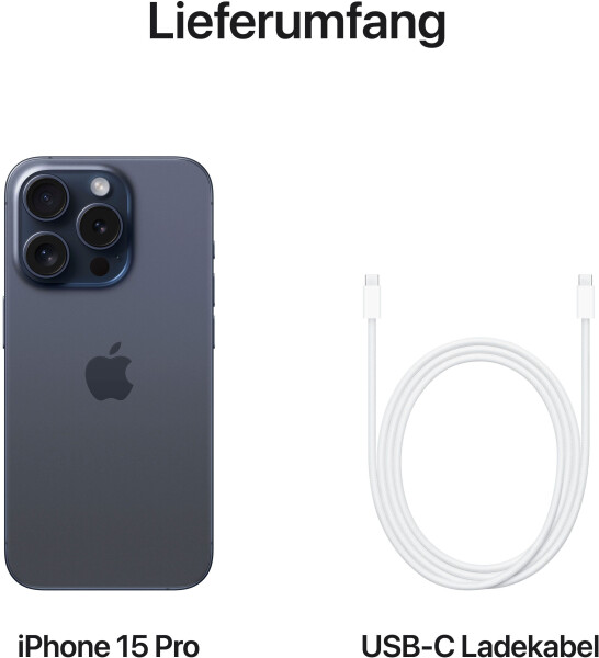 Apple iPhone 15 Pro 256GB Titan Blau, Bild 5