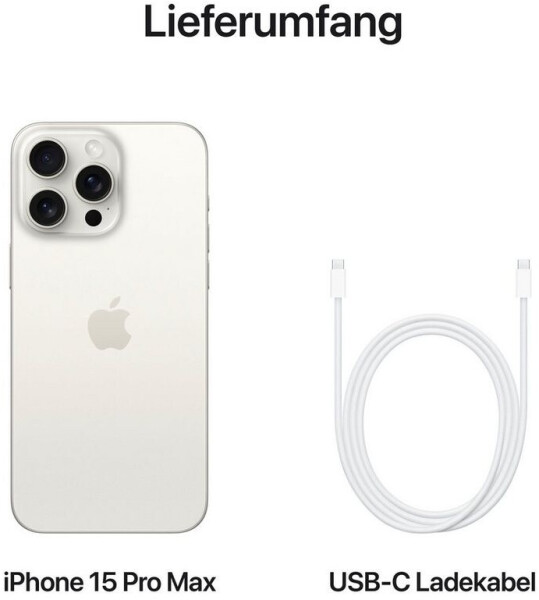 Apple iPhone 15 Pro Max 512GB Titan Weiß, Bild 9