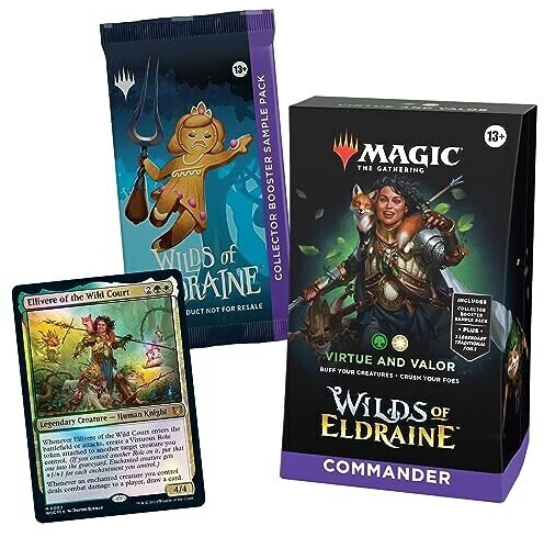Magic: The Gathering Wilds of Eldraine Commander-Deck Virtue and Bravery (EN)