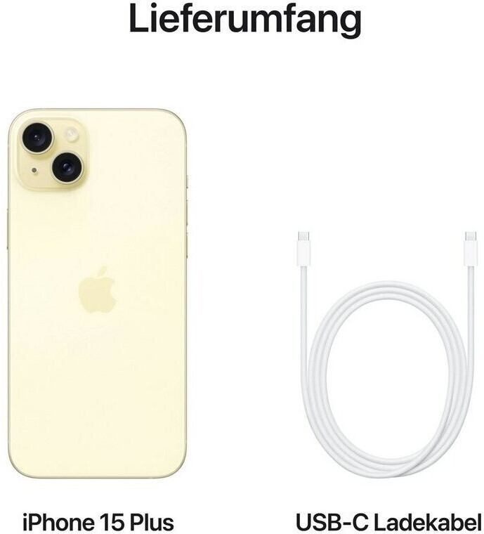 Apple iPhone 15 Plus 512GB ab bei 1.195,00 Preisvergleich | € Gelb