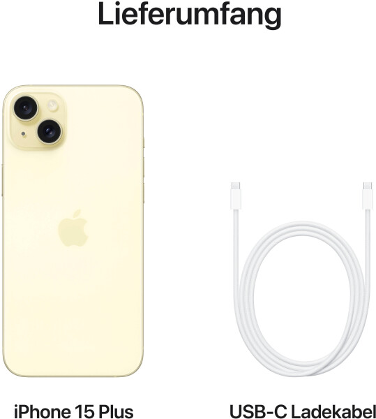 Apple iPhone 15 Plus 512GB Gelb, Bild 7