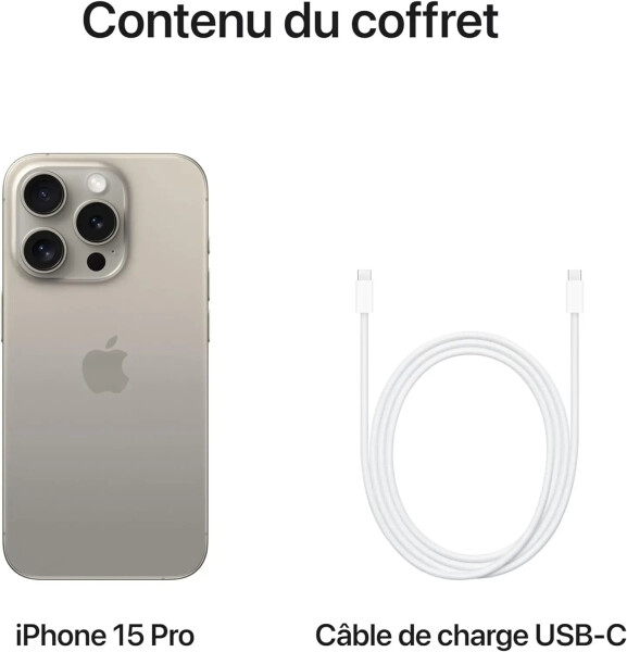 Apple iPhone 15 Pro 128GB Titan Natur, Bild 6