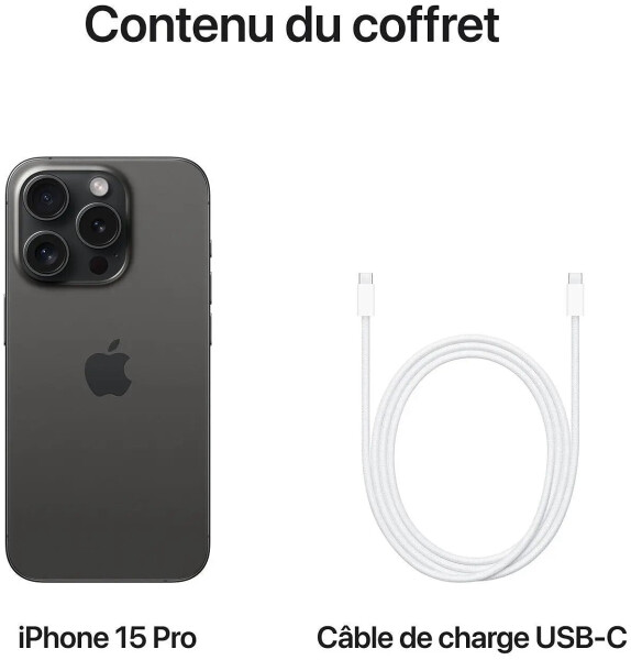 Apple iPhone 15 Pro 128GB Titan Schwarz, Bild 14