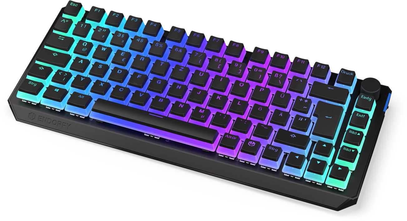Endorfy Thock 75% Wireless Pudding Black (Kailh Box Black) (DE)