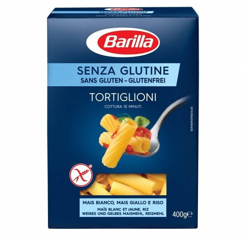Barilla Tortiglioni Senza Glutine 400 gr a € 1,79 (oggi)