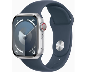 Buy Apple Watch Series 9 4G 41mm Silver Aluminium Sport Band Storm