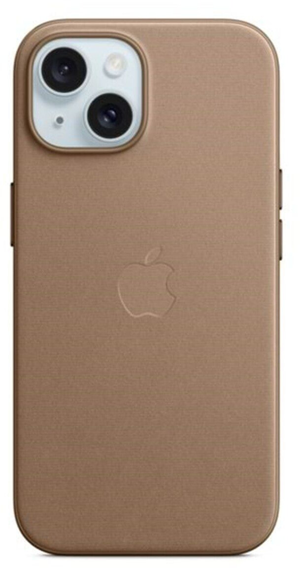 Apple FineWoven Case with MagSafe (iPhone 15) Taupe
