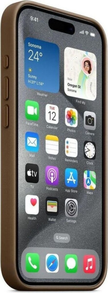 Apple Feingewebe Case mit MagSafe (iPhone 15 Pro Max) Taupe, Bild 4