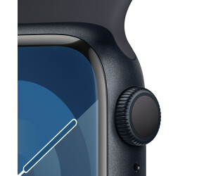 Apple Watch Series 9 GPS 2024 Preisvergleich 399,00 ab S/M Preise) bei 41mm (Februar | Mitternacht € Sportarmband Mitternacht Aluminium