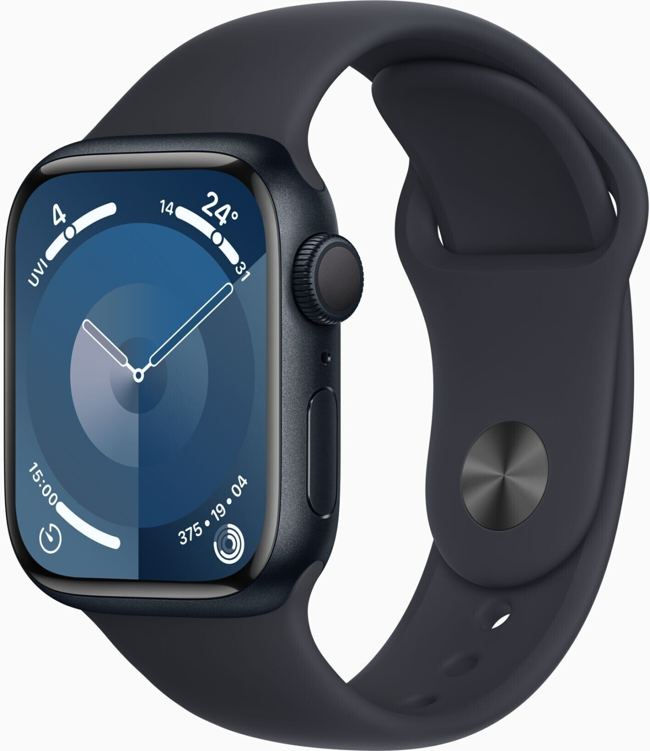 Apple Watch Series 9 GPS 41mm Aluminium Mitternacht Sportarmband  Mitternacht S/M ab 399,00 € (Februar 2024 Preise) | Preisvergleich bei