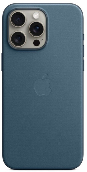 Apple Feingewebe Case mit MagSafe (iPhone 15 Pro Max) Pazifikblau