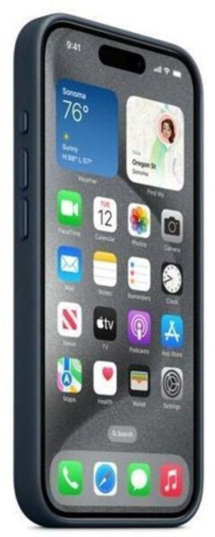 Apple Feingewebe Case mit MagSafe (iPhone 15 Pro Max) Pazifikblau, Bild 3