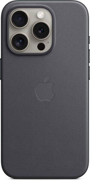 Apple Feingewebe Case mit MagSafe (iPhone 15 Pro Max) Schwarz
