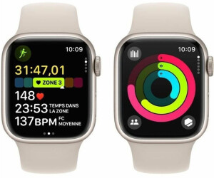 Buy Apple Watch Series 9 GPS 41mm Starlight Aluminium Sport Band