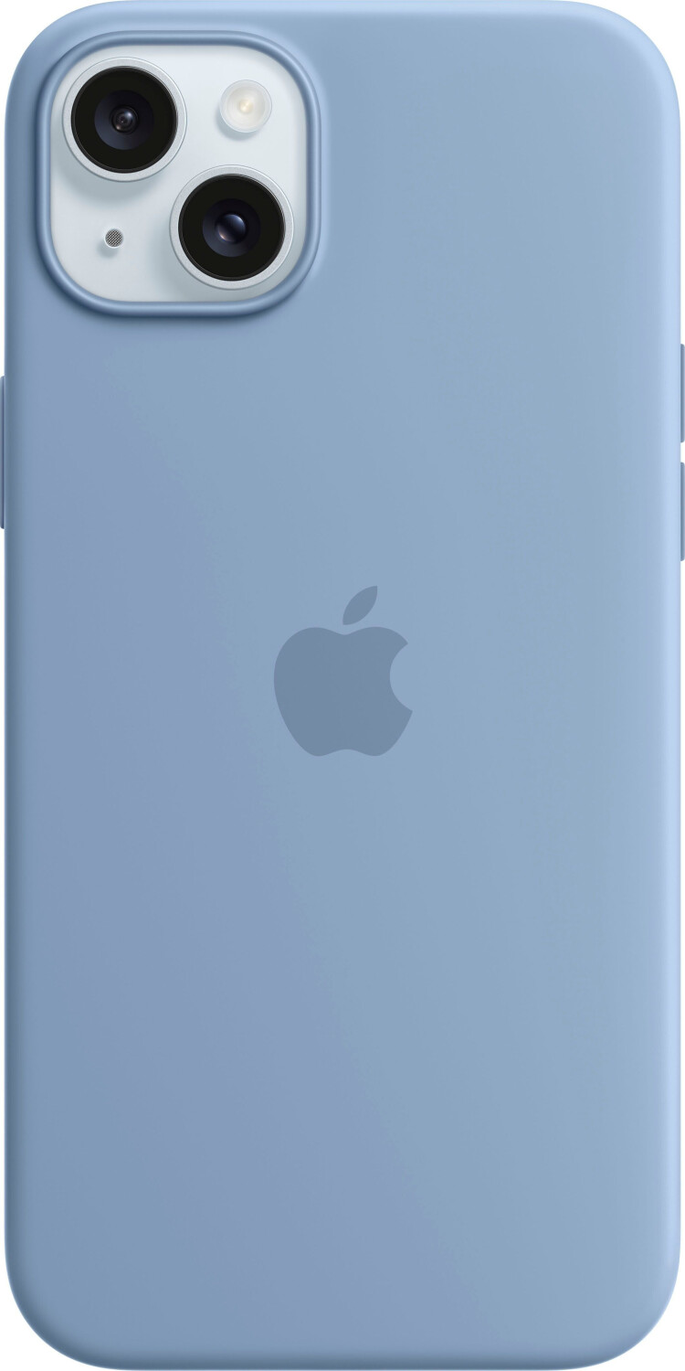 Apple Silicone Case with MagSafe (iPhone 15 Plus) Winter Blue