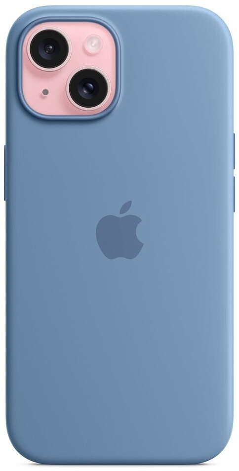 Apple Silicone Case with MagSafe (iPhone 15) Winter Blue