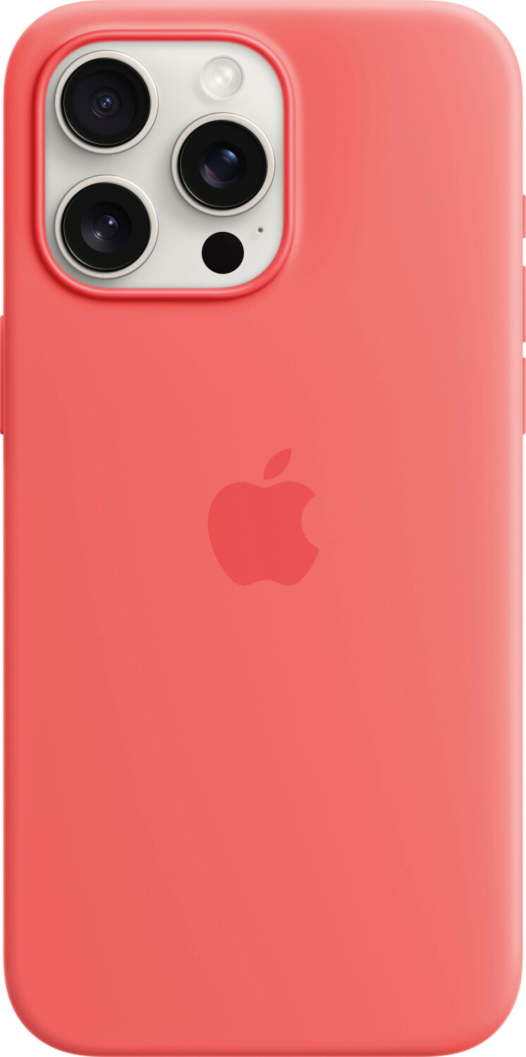 Apple Silicone Case with MagSafe (iPhone 15 Pro Max) Guava