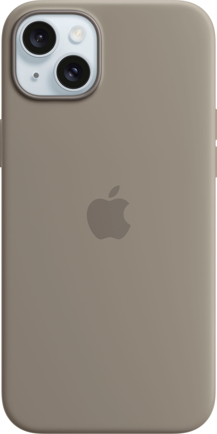 Apple Silicone Case with MagSafe (iPhone 15 Plus) Clay
