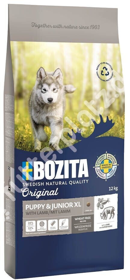 Bozita Original Puppy & Junior XL Dog dry food with Lamb 12kg