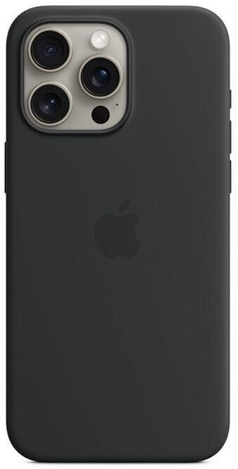 Apple Silicone Case with MagSafe (iPhone 15 Pro Max) Black