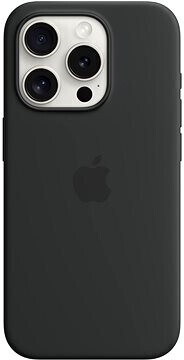 Apple Silicone Case with MagSafe (iPhone 15 Pro) Black