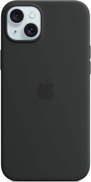 Apple Silikon Case mit MagSafe (iPhone 15 Plus) Schwarz
