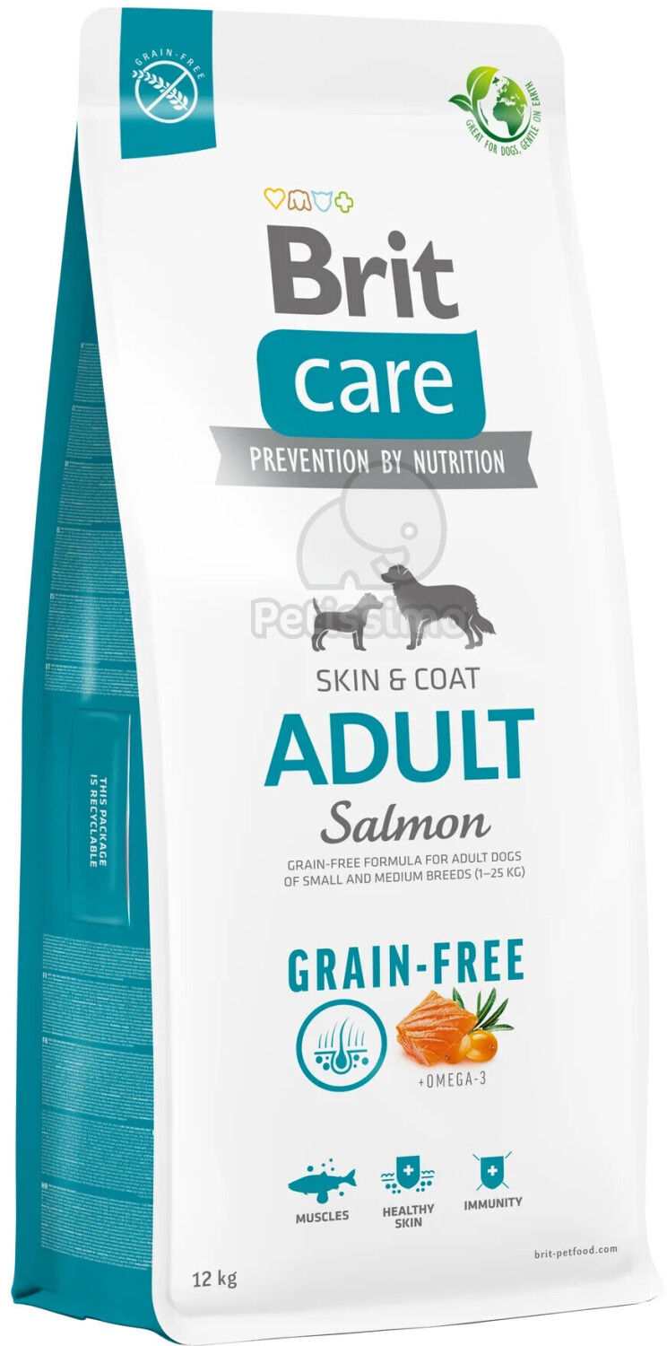 Brit Care Skin & Coat Adult dog dry food Salmon 12kg