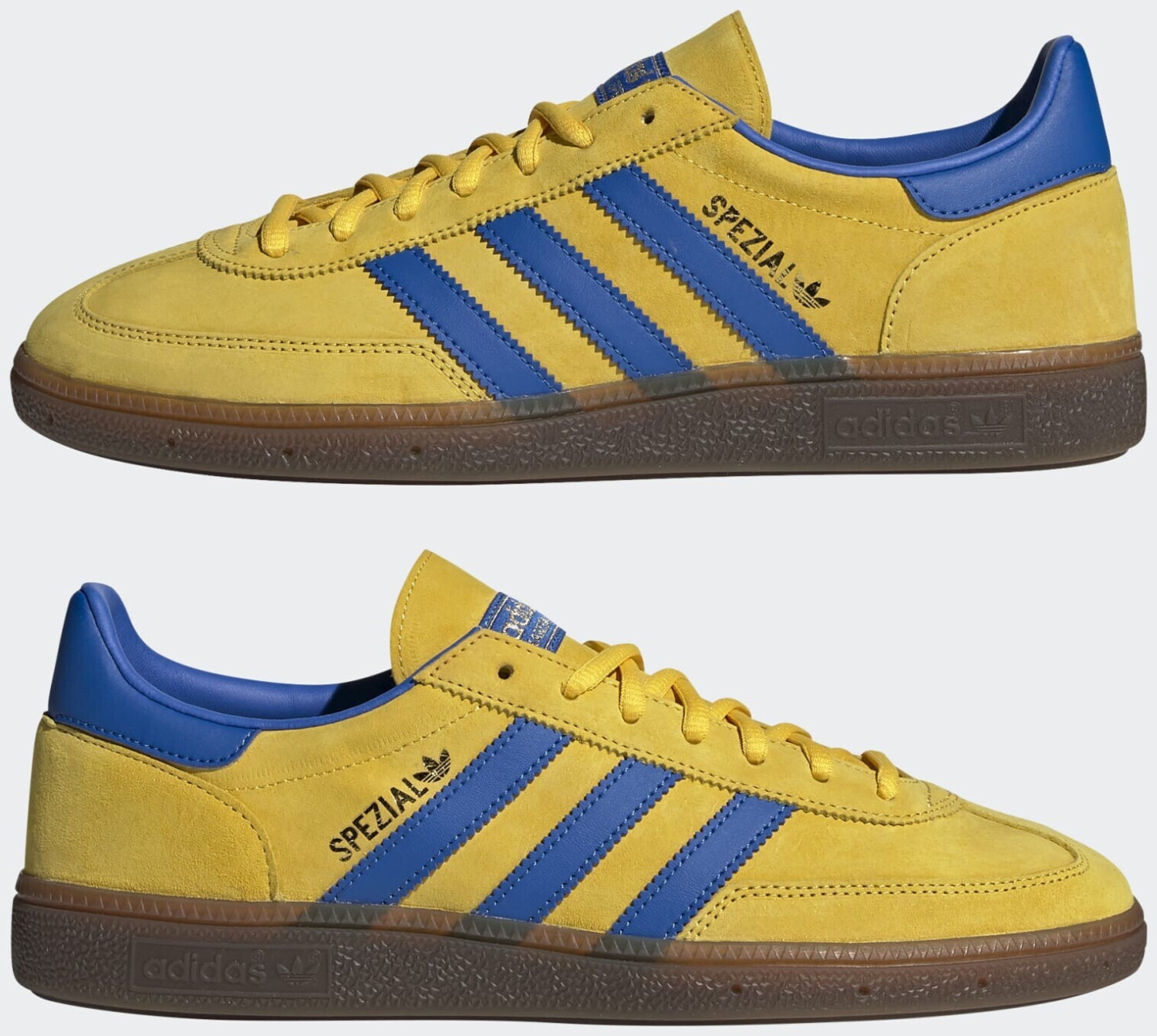 adidas Originals – Handball Spezial – Sneaker in Gelb und Blau mit  Gummisohle