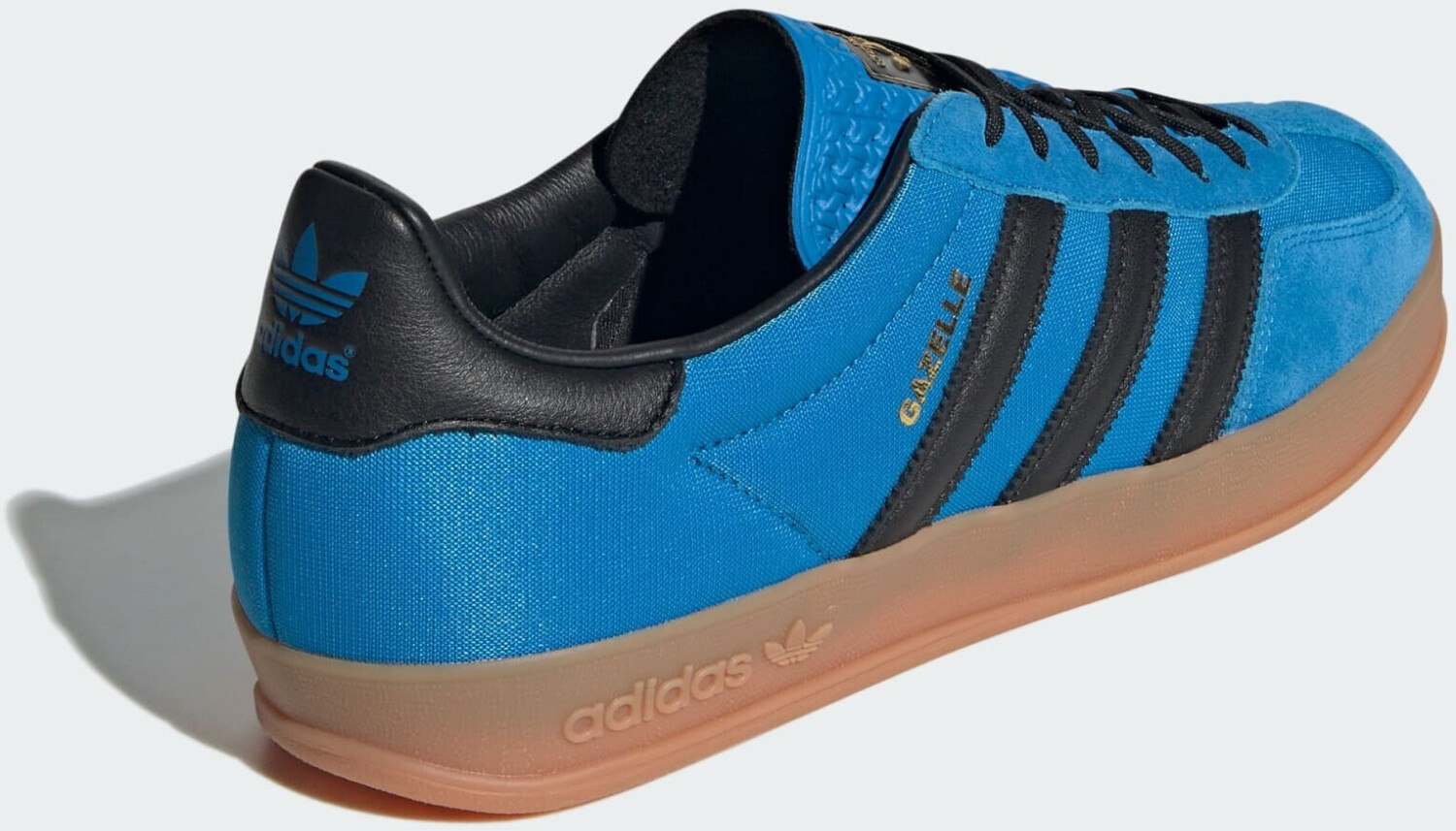 Adidas originals gazelle super trainers in blue with dark gum outlet