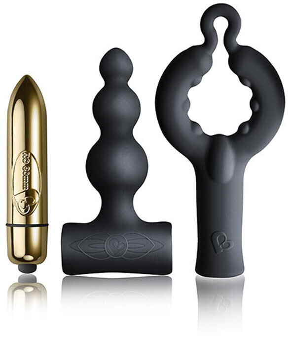 Rocks Off Be Mine noir SIlhouette Set Gold
