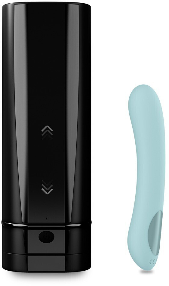 Kiiroo Couple-Set Vibrator and Masturbator Onyx+ and Pearl 2+