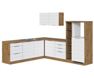 Held Möbel Winkelküche/L-Küche 240 cm - 270 cm Matt Weiß-Wotaneiche (ohne E- Geräte) ab 1.499,00 € | Preisvergleich bei
