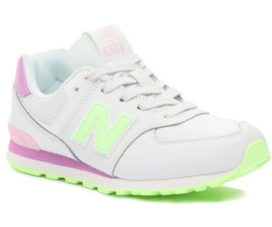 New Balance 574 Kids GC574 grey neon green ab 28 49 Preisvergleich bei idealo