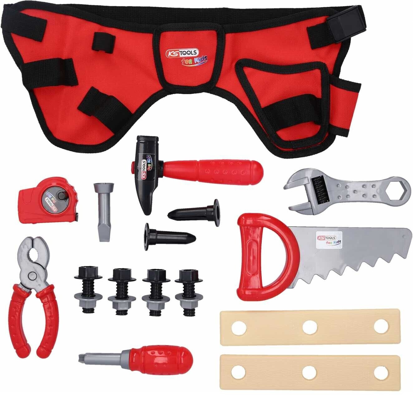 KS TOOLS 100206 Jeu d'outils pour enfants avec ceinture porte-outils (20  pcs)