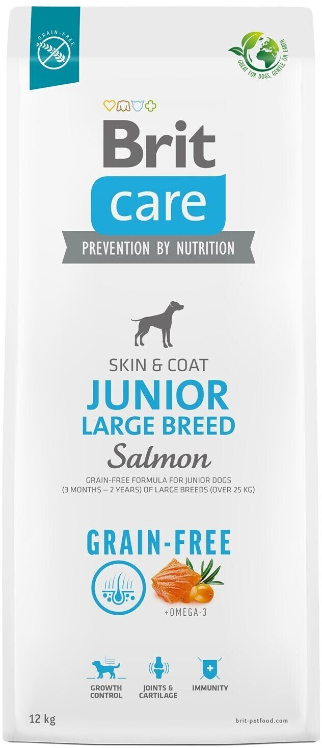 Brit Care Skin & Coat Junior Dog dray food Salmon 12kg