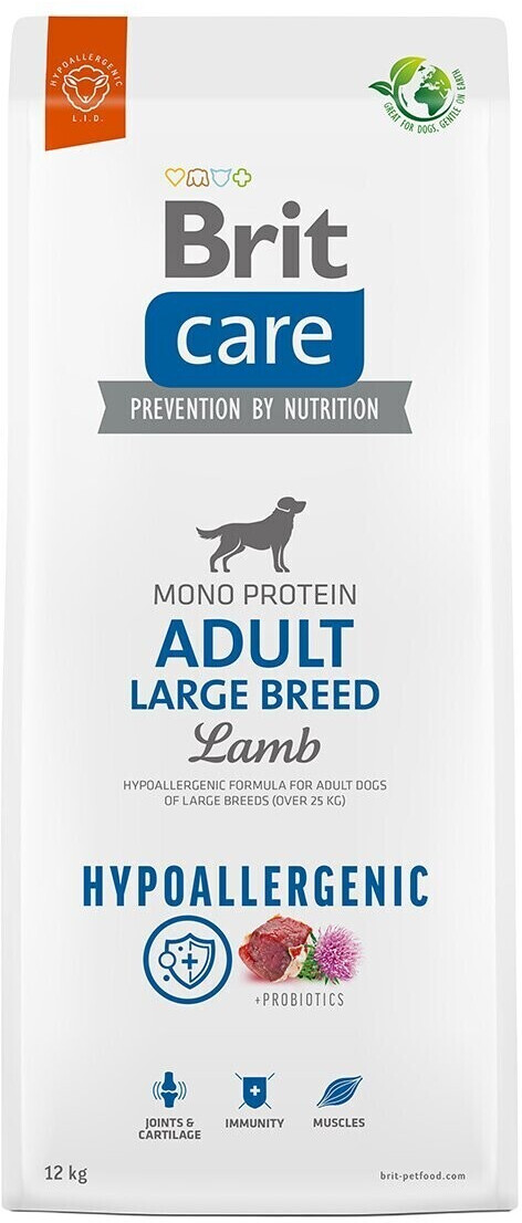 Brit Care Dog Hypoallergenic Adult Large Breed Lamb 12kg