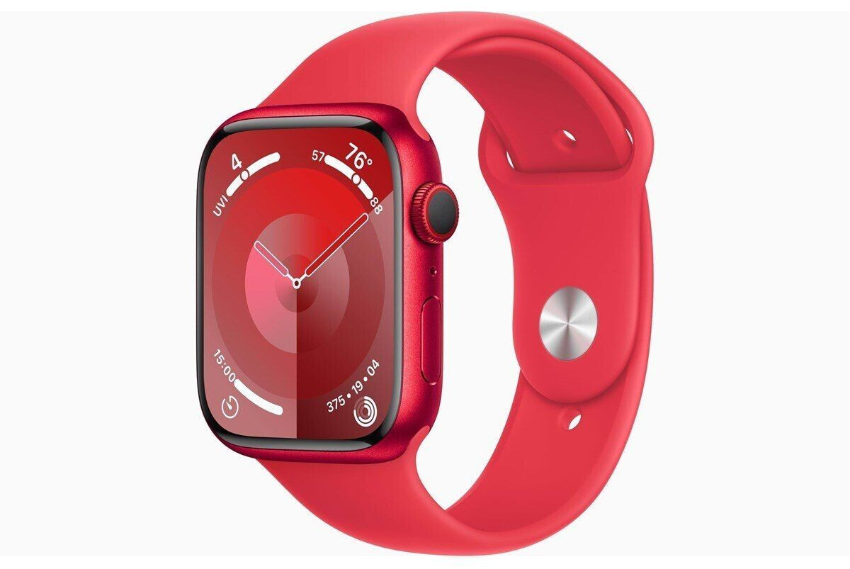 Apple Watch Series 9 4G 45 mm aluminio rojo RED correa deportiva roja RED S M desde 411 99 Compara precios en idealo