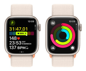 Apple Watch Series 9 GPS 41mm Aluminium Polarstern Sport Loop Polarstern ab  399,00 € | Preisvergleich bei