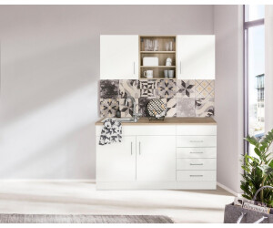 Held Möbel Mali Komplettküchen-Sets 150x200x60 cm Eiche/sonoma/weiß (ohne E- Geräte) ab 586,49 € | Preisvergleich bei