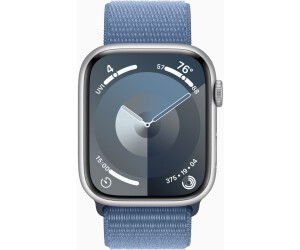 Apple Watch Series 9 GPS 45mm Aluminium Silber Sport Loop Winterblau ab  429,00 € | Preisvergleich bei