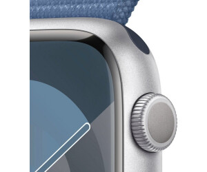 Apple Watch Series 9 GPS 45mm aluminium argent bracelet hiver bleu au  meilleur prix sur