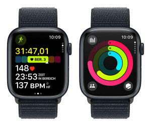 Apple Watch Series 9 4G ab Mitternacht Loop 544,00 45mm Sport € Mitternacht | Aluminium bei Preisvergleich