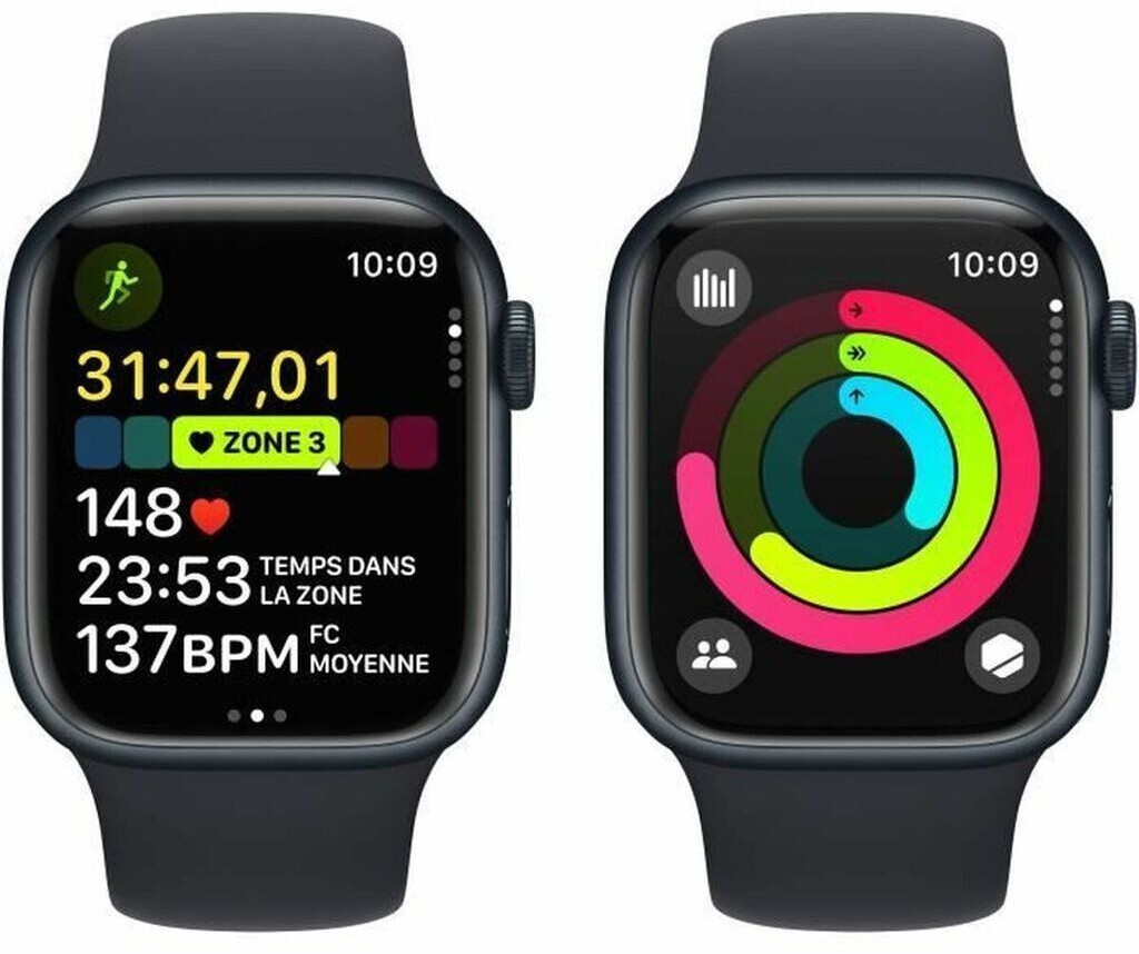 Buy Apple Watch Series 9 GPS 41mm Midnight Aluminium Sport Loop