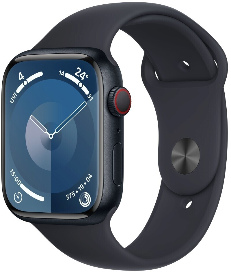 Apple Watch Series 9 4G 45mm Midnight Aluminium Sport Band Midnight M/L