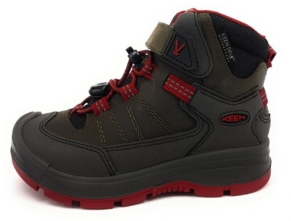 Keen Youth Redwood Mid WP steel grey/red dahlia