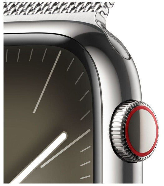 Apple Watch Series 9 4G 45mm Edelstahl Silber Milanese Silber, Bild 3